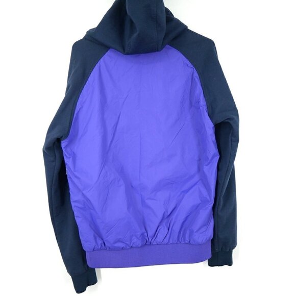 NEW Pull and Bear Purple and White Half Zip Hoodie L - Picture 4 of 4